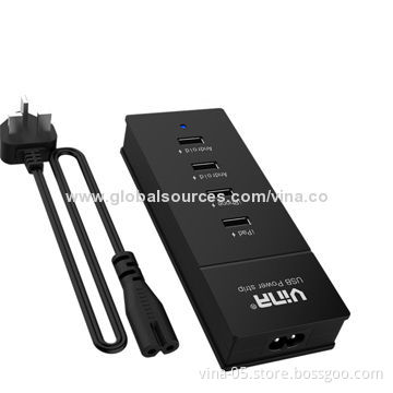 USB Fast Charger for iPad, iPhone and Tablet PCs with 100 - 240V, 50/60Hz Input Range